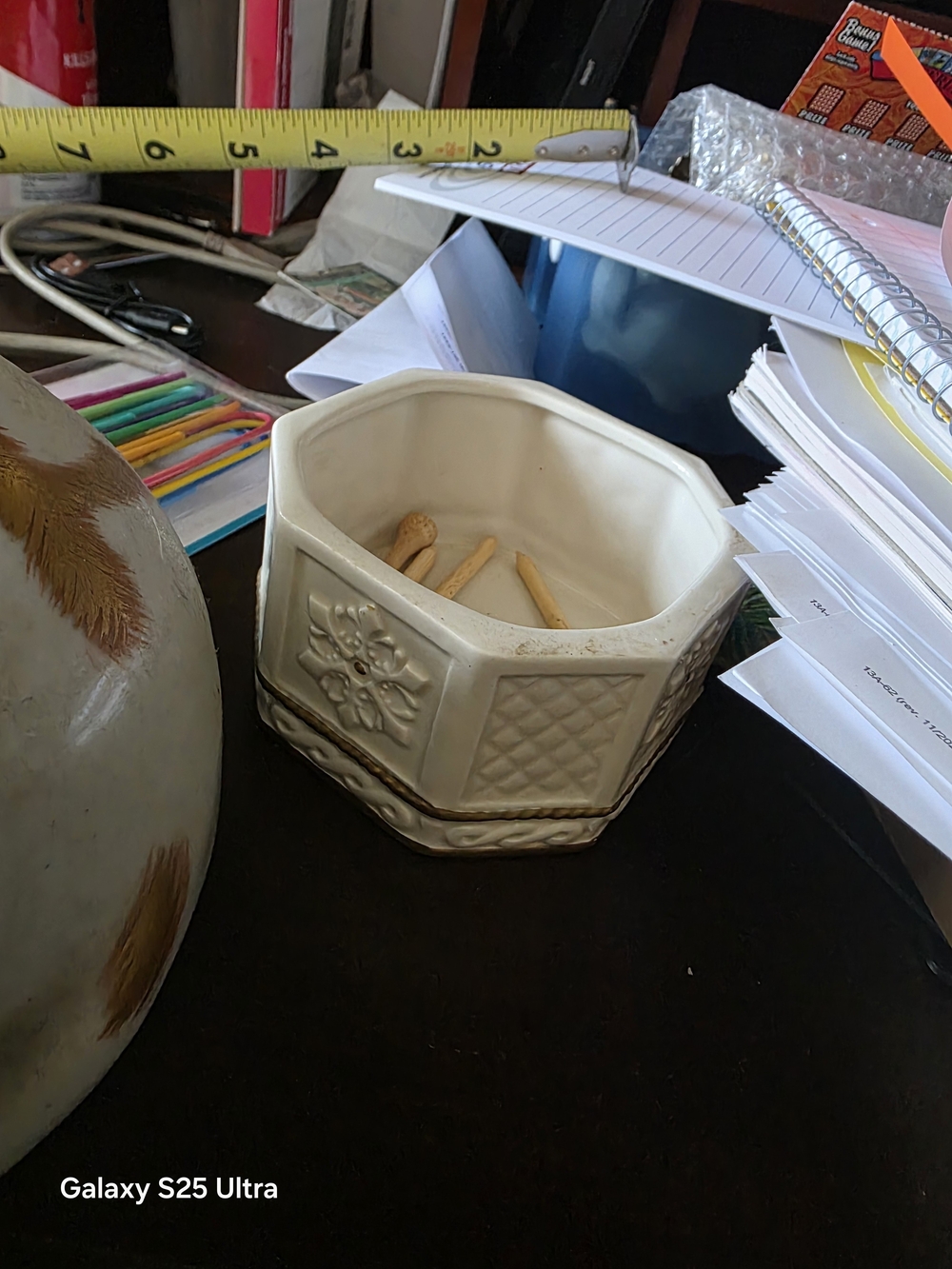 Lenox Ivory Hexagonal Ceramic Decorative Dish
